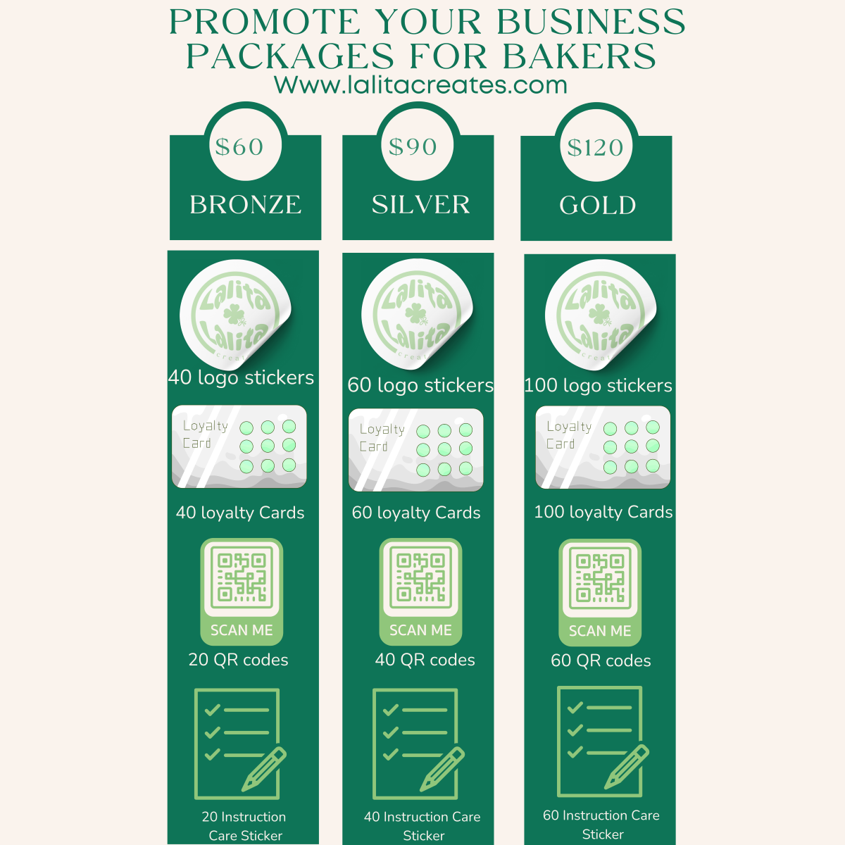 Promote Your Business – Branding Packages for Bakers