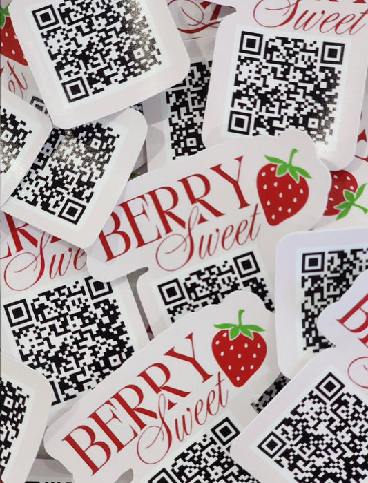 Custom QR Code Sticker – With Logo