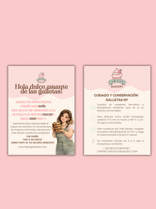 Bakery Thank you cards