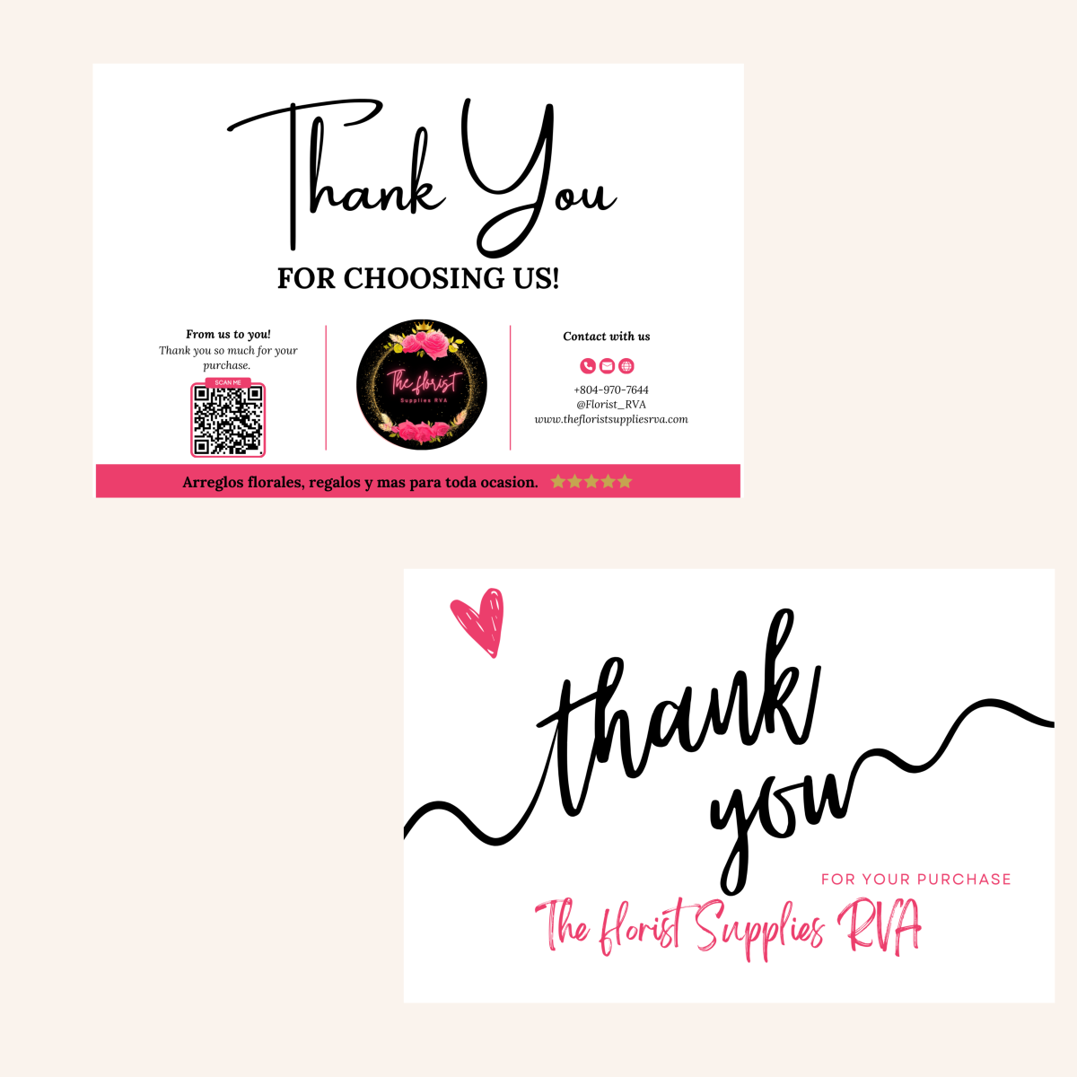 Thank you cards