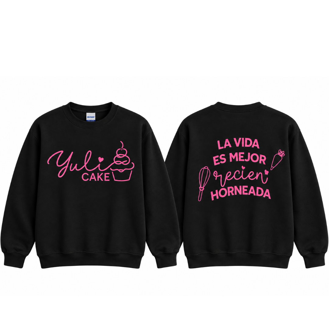 Baker personalized Crewneck Gildan Heavy Blend