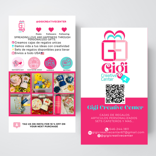Instagram Business Cards – Custom Social Media Style