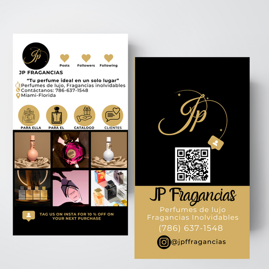 Instagram Business Cards – Custom Social Media Style