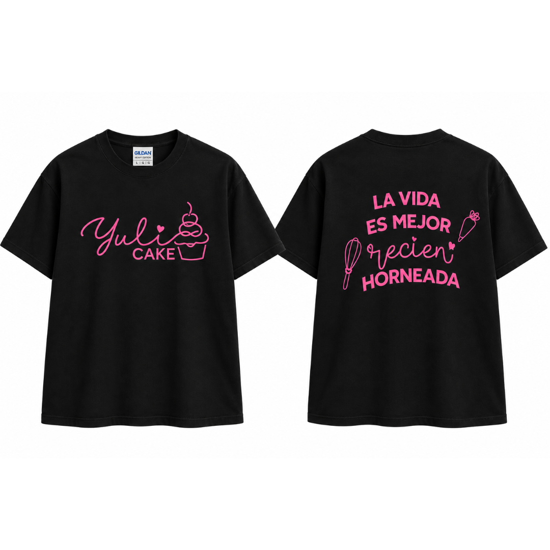 Baker personalized T-shirt Gildan Heavy Cotton
