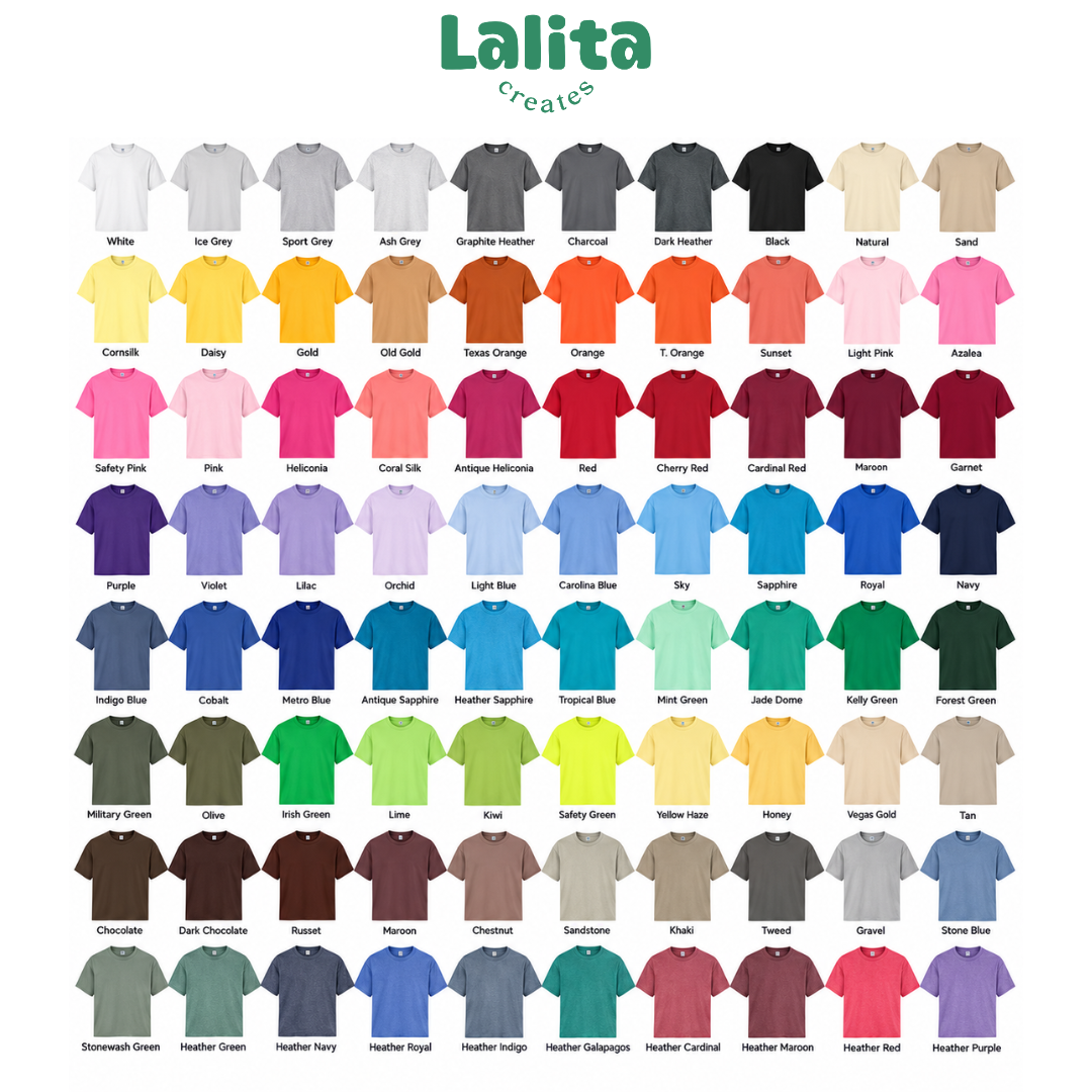 Baker personalized T-shirt Gildan Heavy Cotton