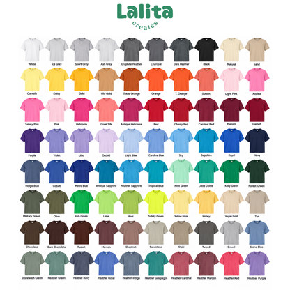 Baker personalized T-shirt Gildan Heavy Cotton