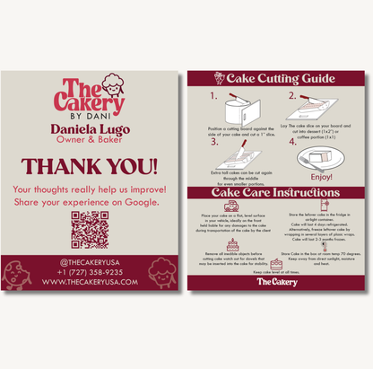 Custom Instruction Cards – Product Care + QR Code for Small Brands