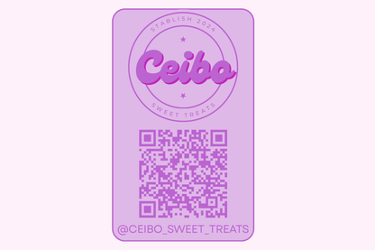 Custom QR Code Sticker – With Logo