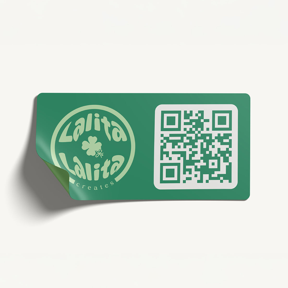 Custom QR Code Sticker – With Logo