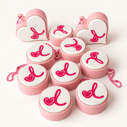 Custom Logo Keychain | Heart or Round